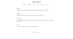 Desktop Screenshot of andreybazhan.com
