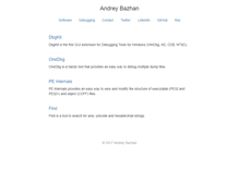 Tablet Screenshot of andreybazhan.com